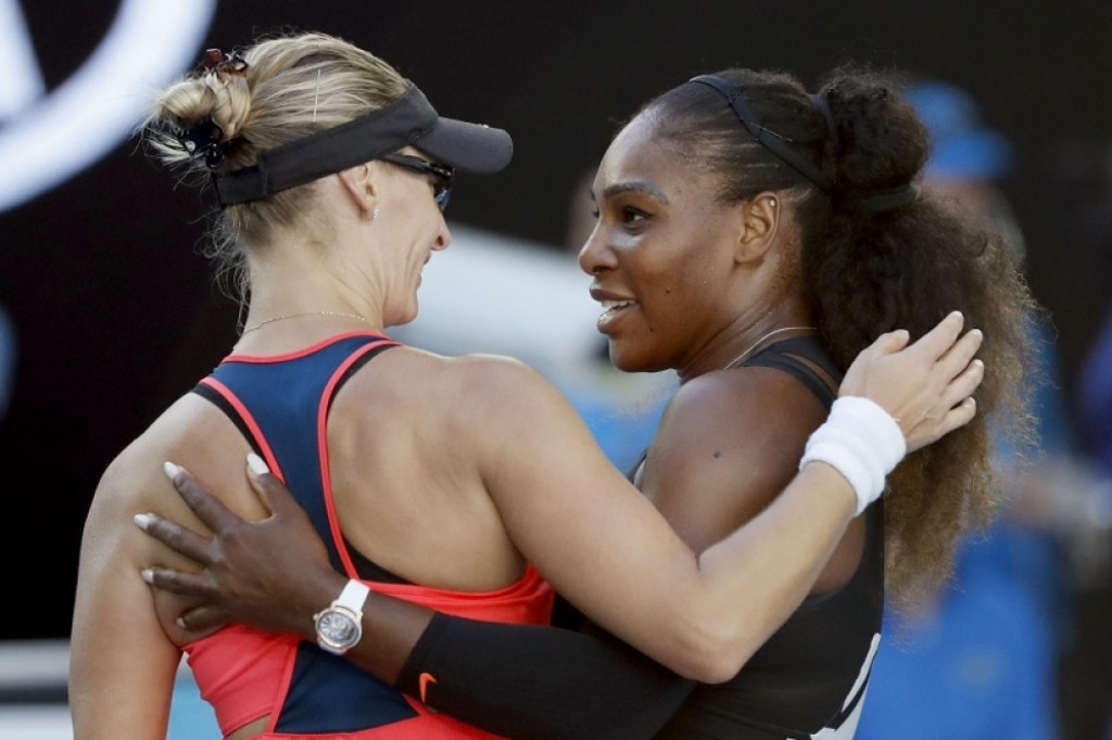 Mirjana Lučić Baroni i Serena Vilijams