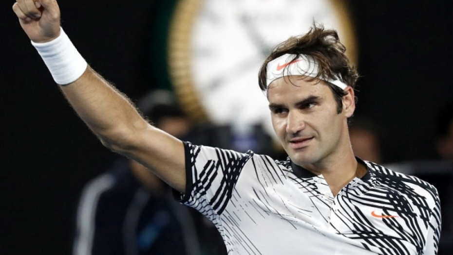 Federer je jedva imao snage da podigne pesnicu na kraju