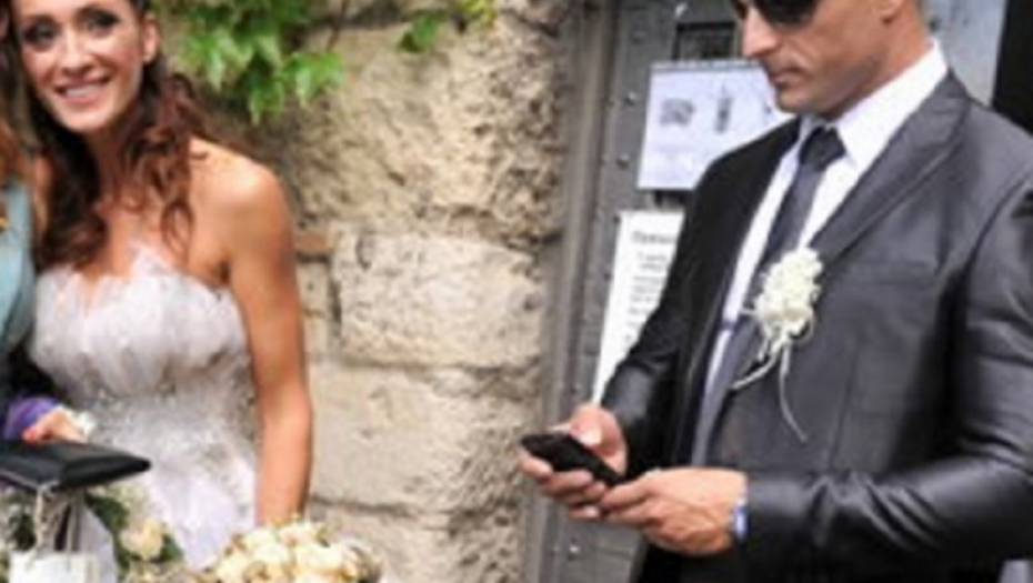 Slađa i Milan na venčanju