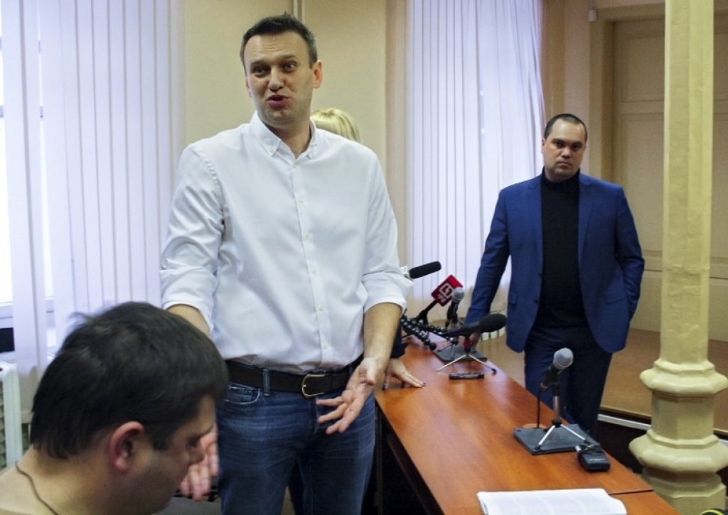 Aleksej Navaljni u sudnici