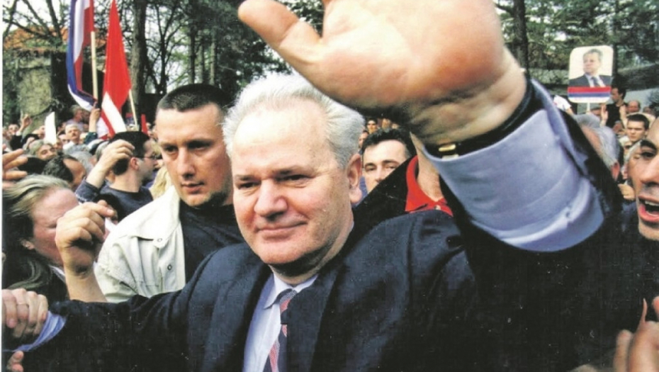 Slobodan Milošević i Saša Rudić