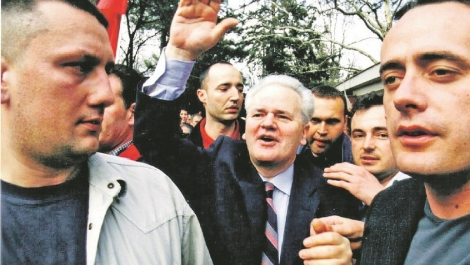 Slobodan Milošević i Saša Rudić