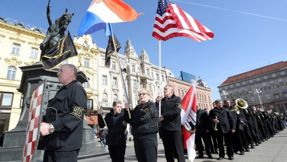 Ustaše marširale pod američkom zastavom?!