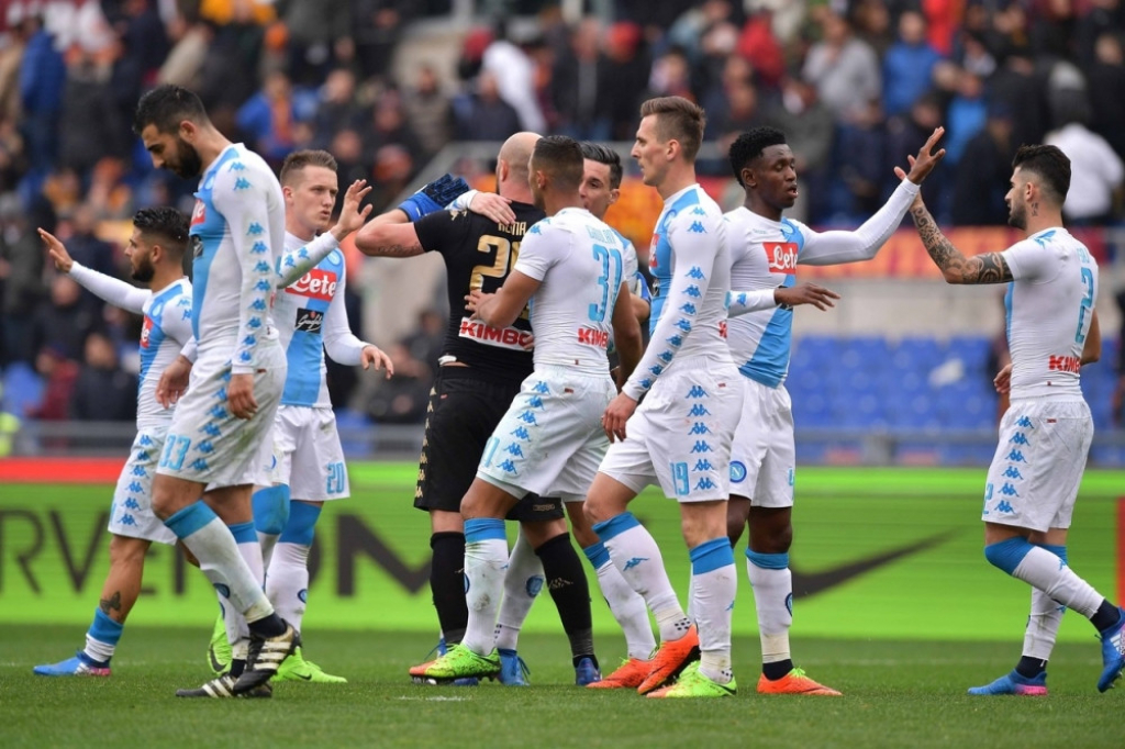 Pobeda na Olimpiku... Igrači Napolija