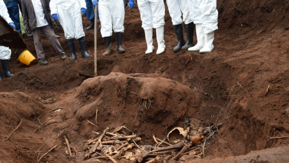 Jedna od masovnih grobnica u Burundiju