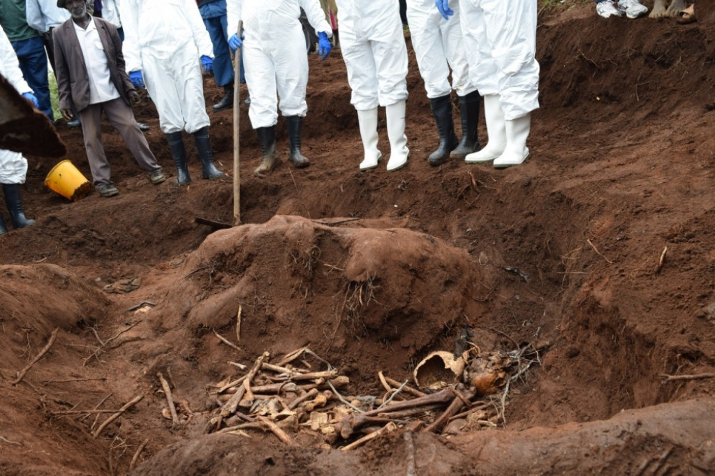 Jedna od masovnih grobnica u Burundiju