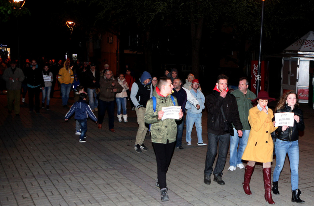 Protest protiv diktature u Smederevu, treći dan