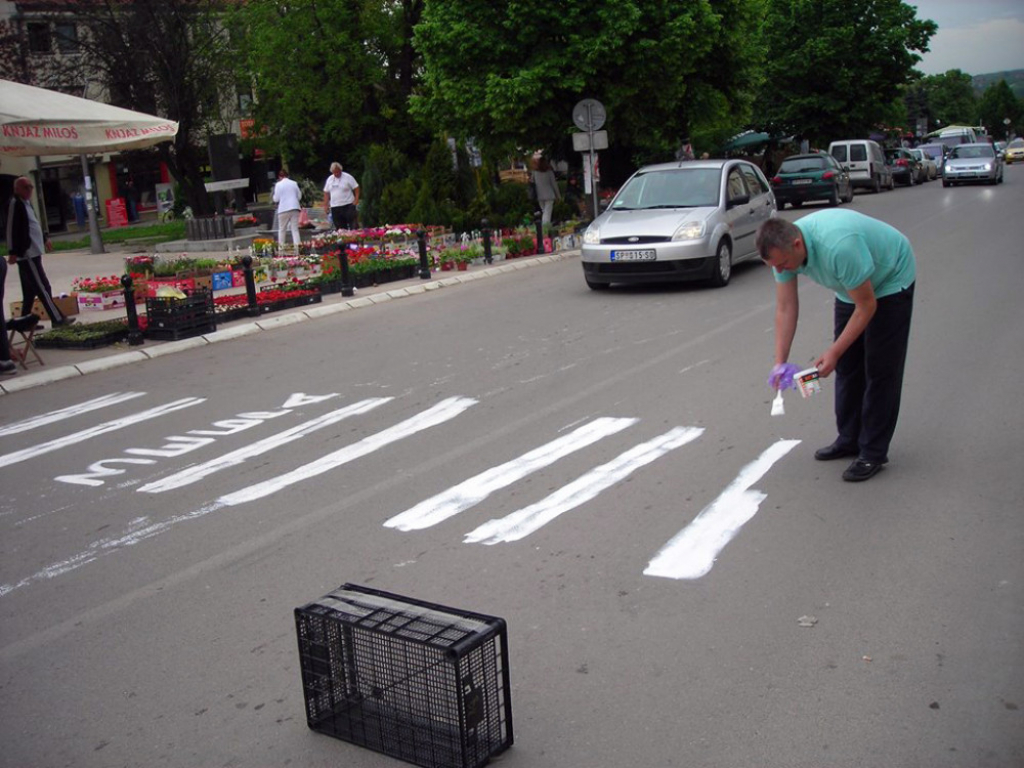 Nikola Nikolić sam iscrtao zebru