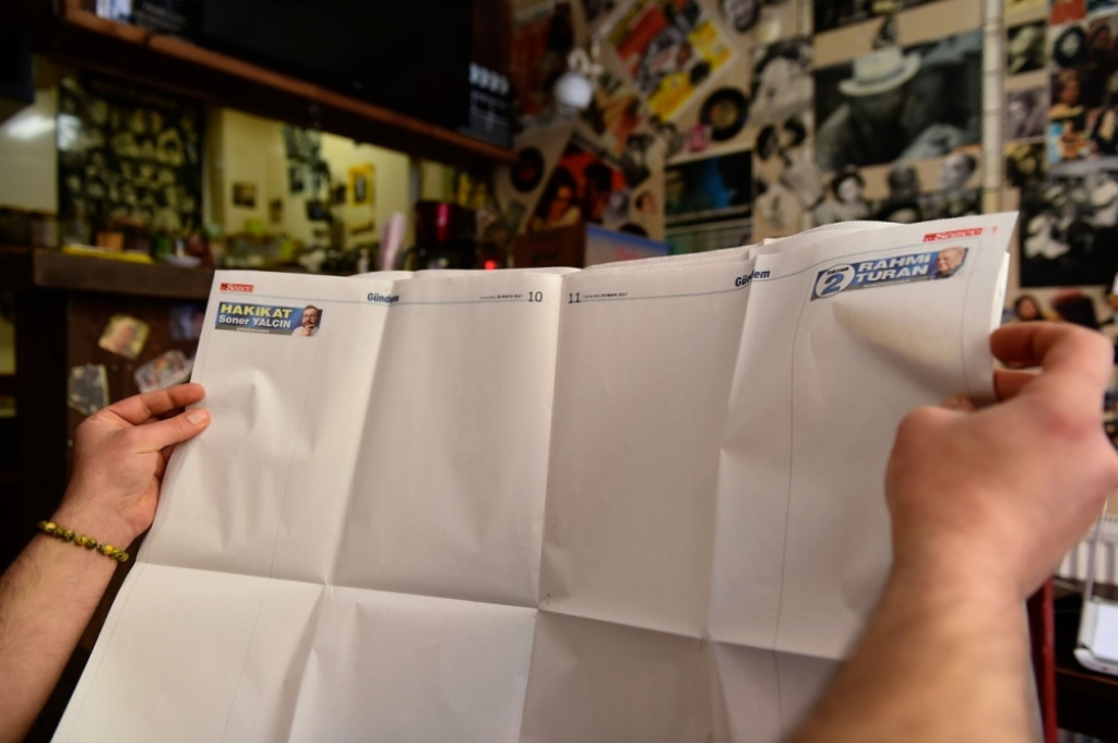 Turski dnevnik Soču iza&scaron;ao s praznim stranama zbog protesta