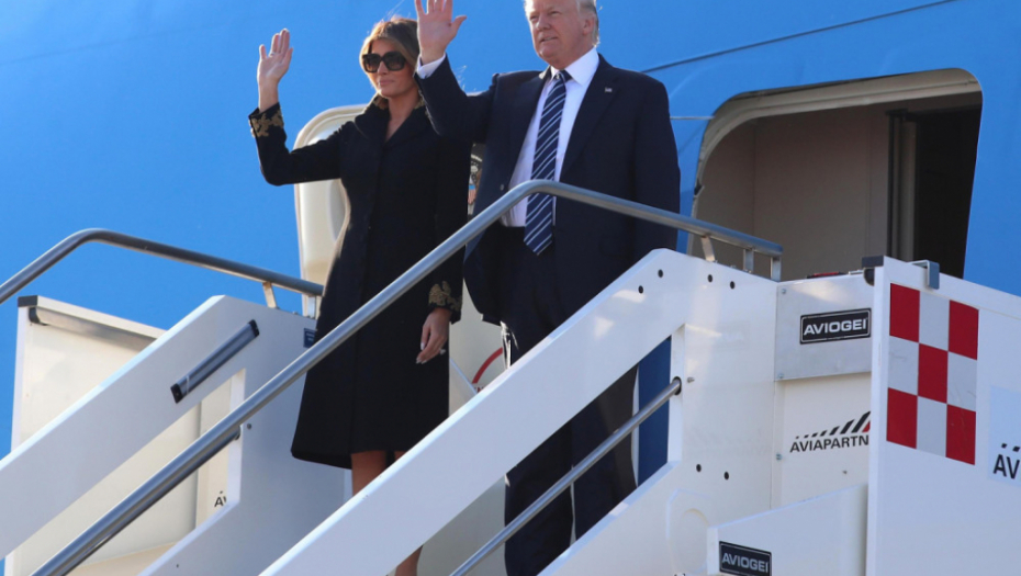 Donald i Melanija Tramp u RImu