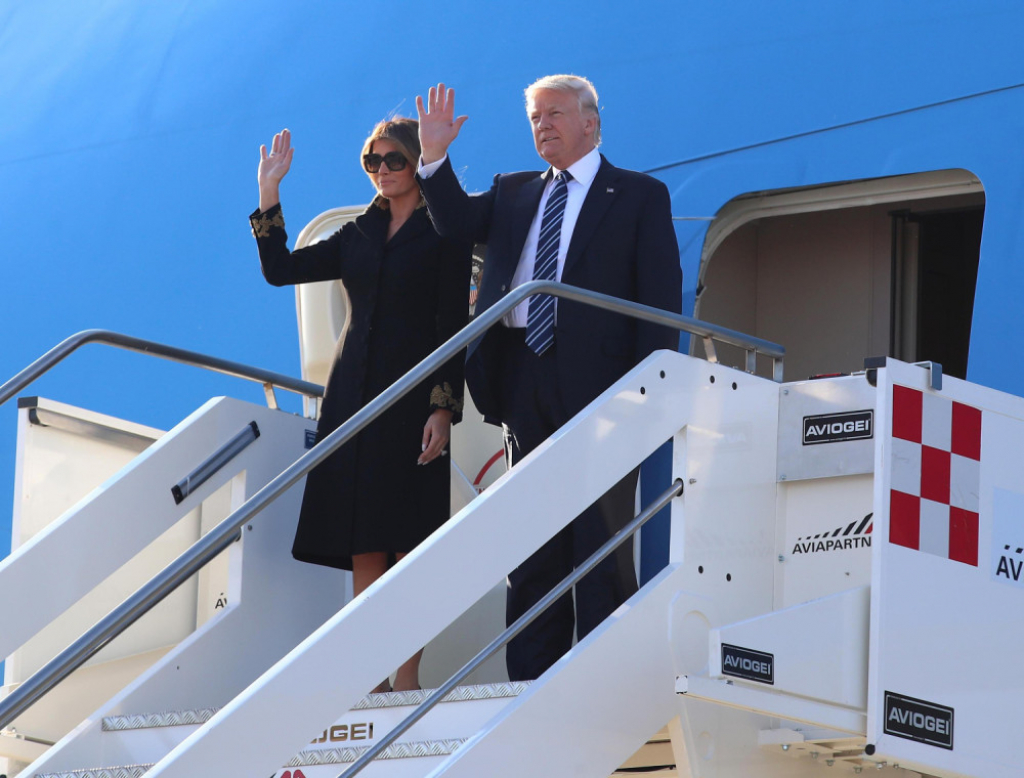Donald i Melanija Tramp u RImu