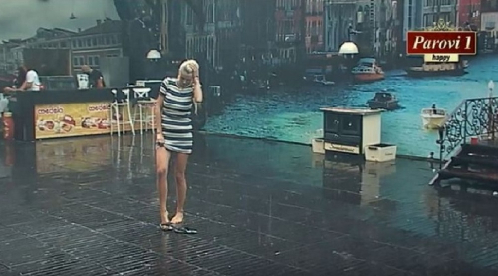 Branka &scaron;eta na ki&scaron;i