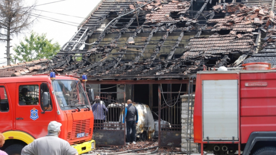 Požar u Vojvode Stepe