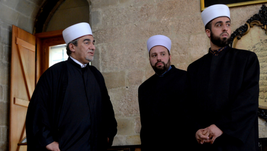 Muftija srbijanski Mustafa Jusufspahić (skroz levo)