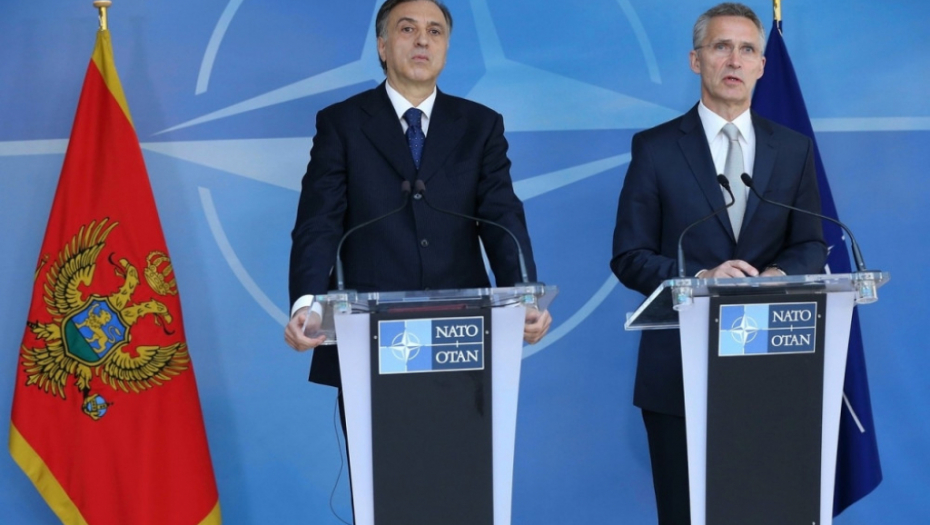 Crnogorska zastava u sedištu NATO