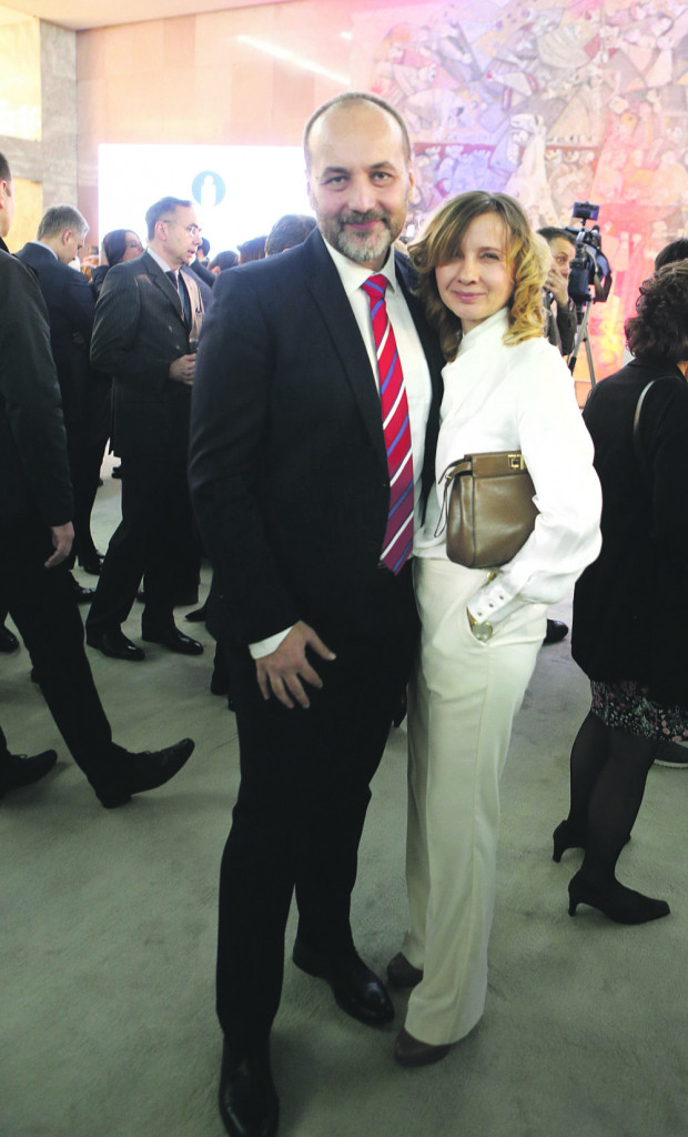 Saša Janković sa suprugom Slavicom