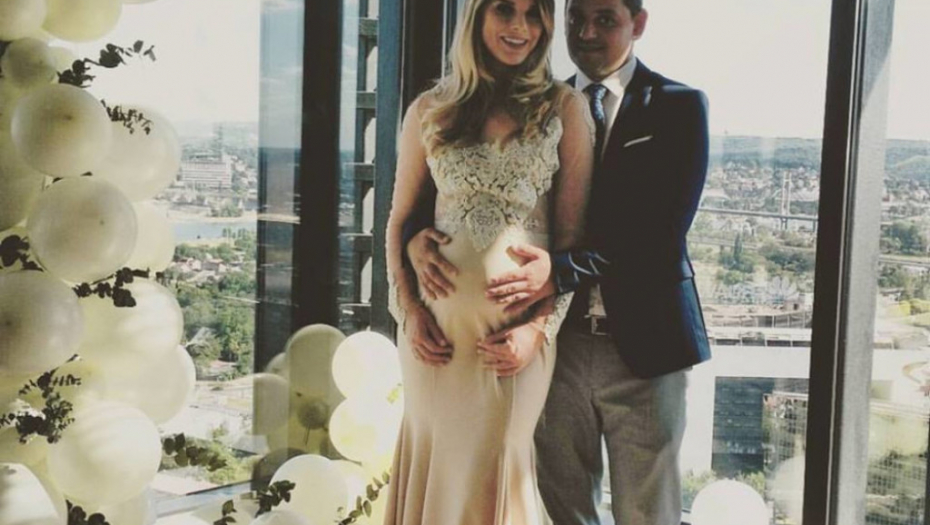 Iva Gajić sa mužem