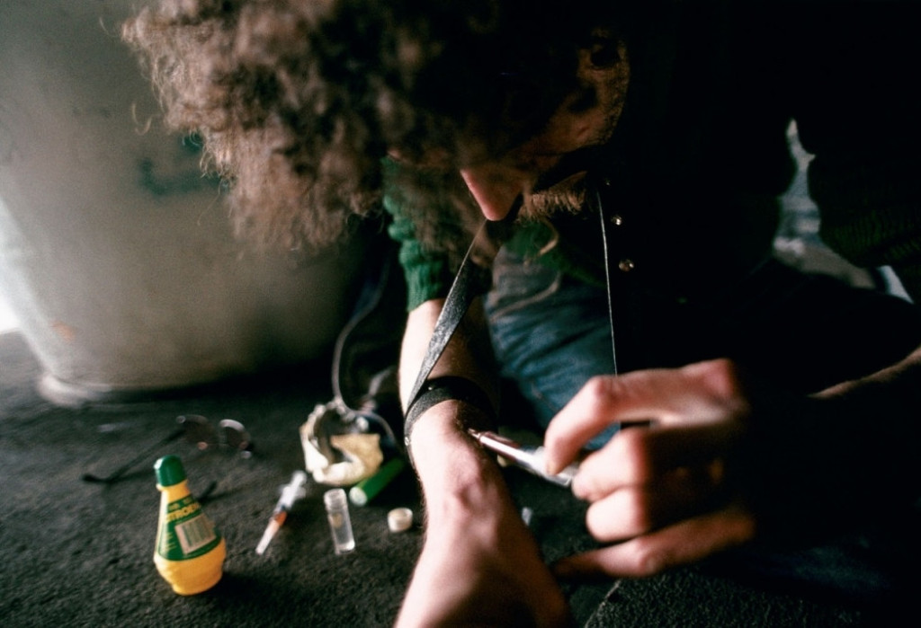 Droga narkoman heroin igla