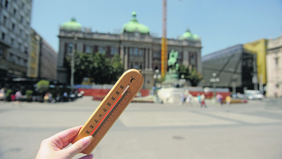 Temperatura vrućina živa toplomer