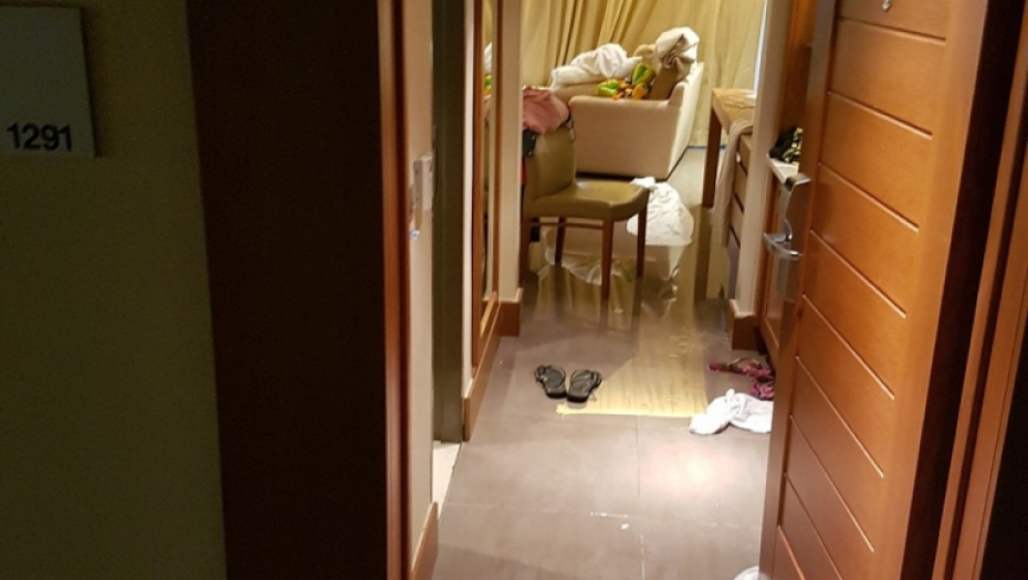 Sitonija poplava u hotelu