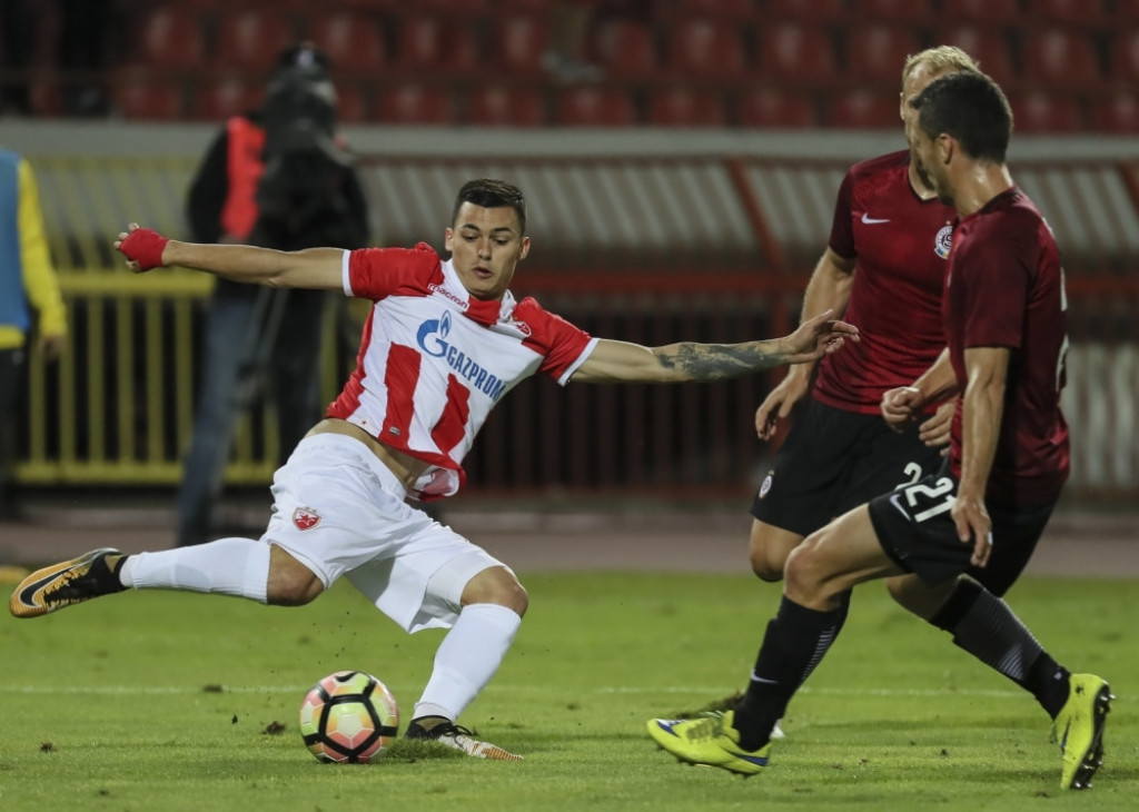 Nemanja Radonjić na meču protiv Sparte