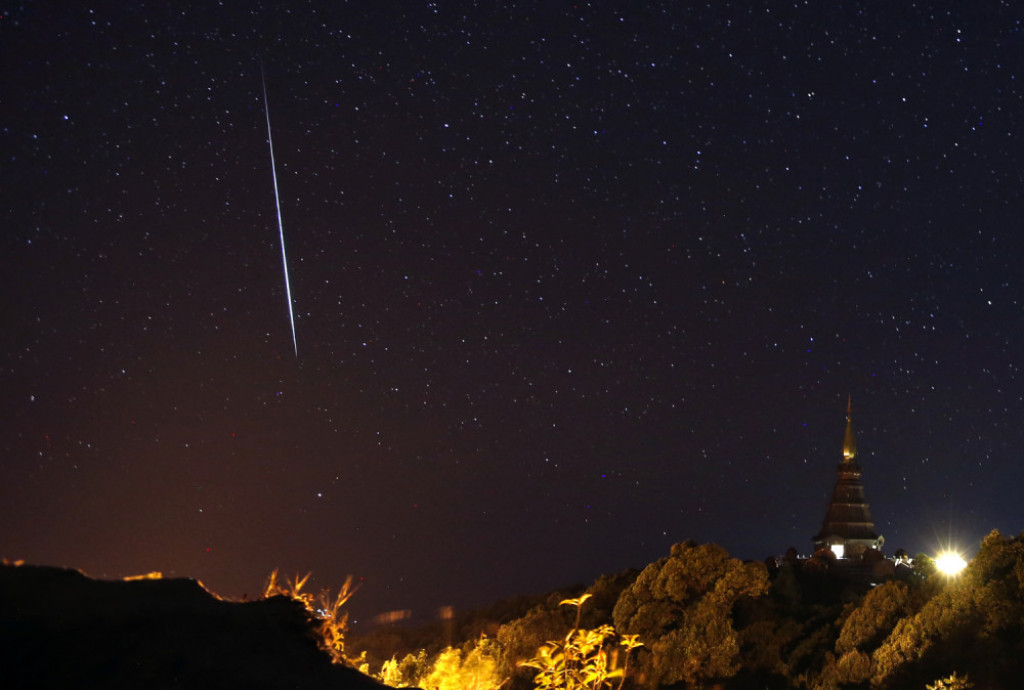 Meteor Meteorska ki&scaron;a Perseida