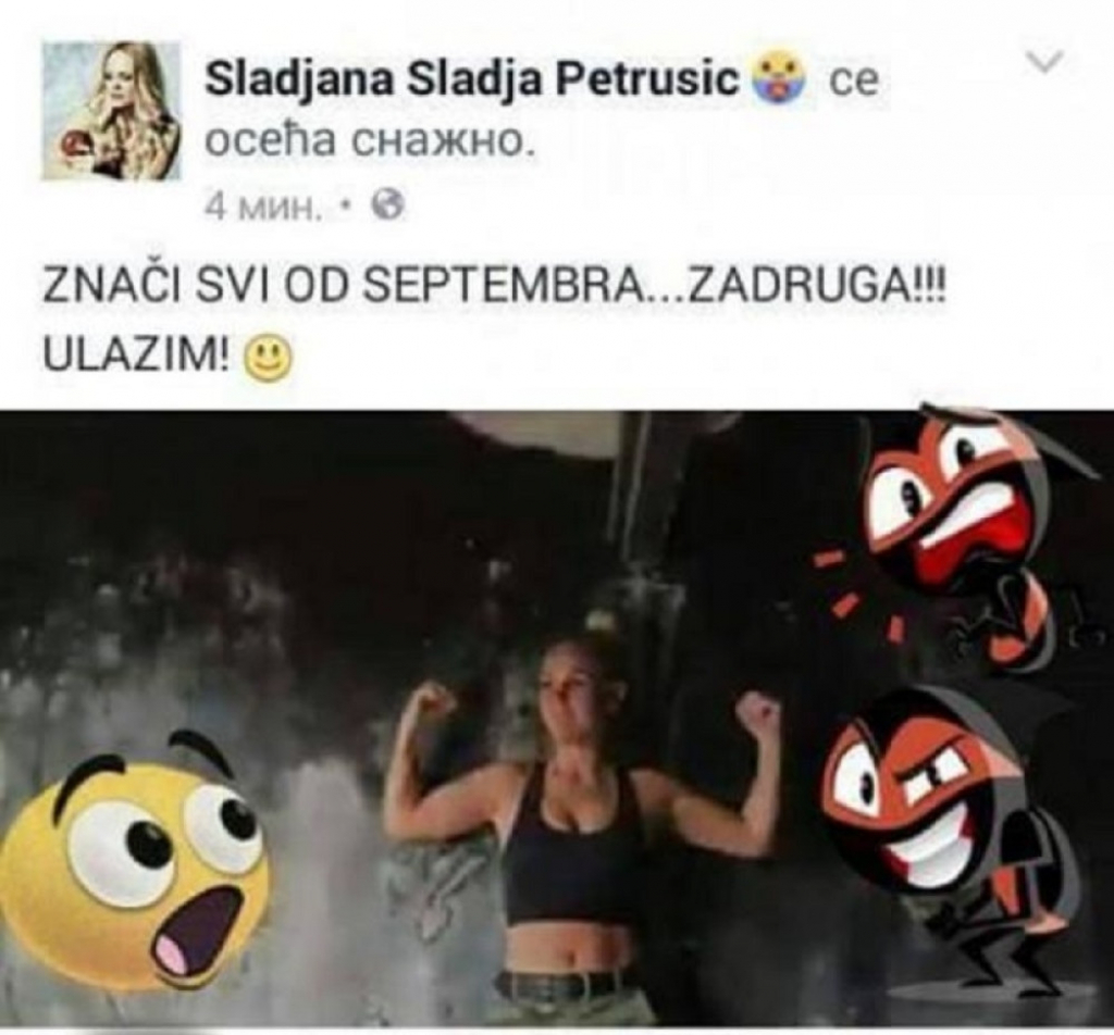 Slađa otkrila da je novi učesnik 