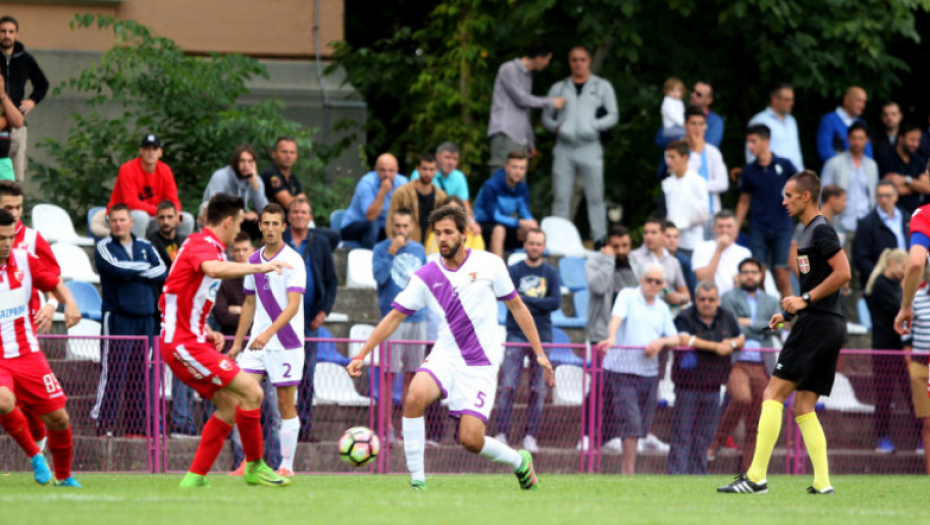 Filip Sredojević na meču Grafičara i Zvezde