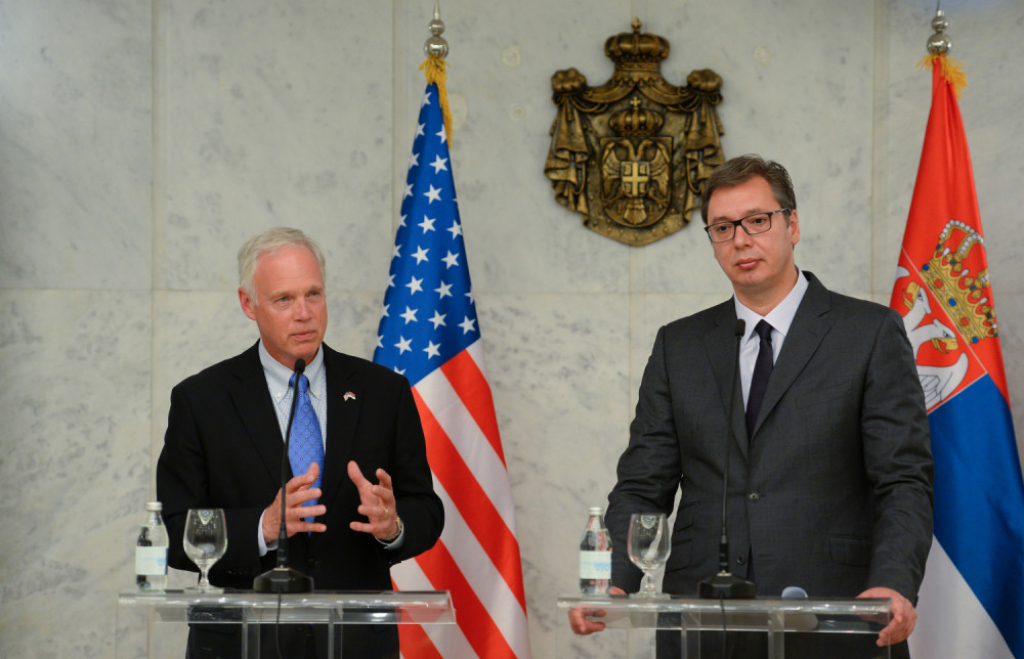 Aleksandar Vučić i američki senator Ron Džonson 