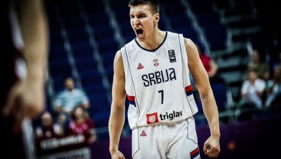 Bogdan Bogdanović na meču protiv Letonije