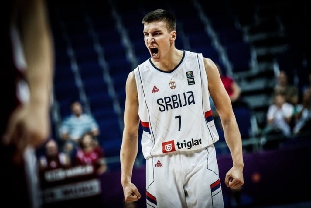 Bogdan Bogdanović na meču protiv Letonije