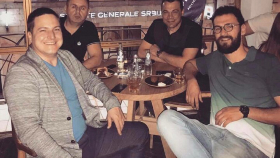 Marko Vukomanović (desno) sa Brankom Ružić