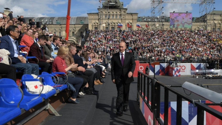 Vladimir Putin Crveni trg Moskva