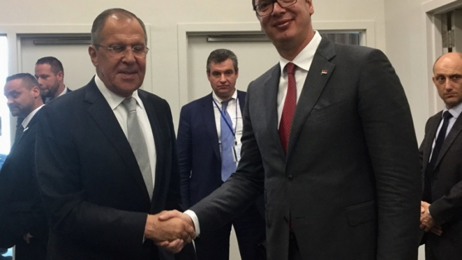 Sergej Lavrov i Aleksandar Vučić