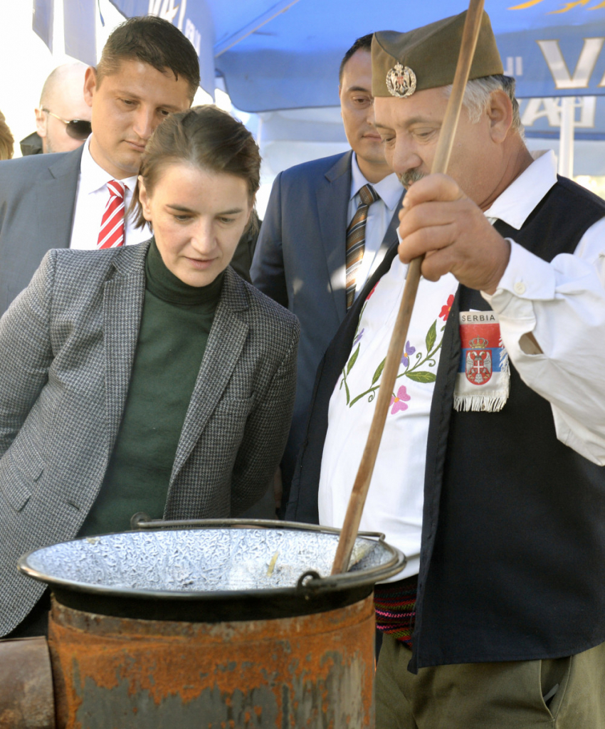 Ana Brnabić na Festivalu zimnice