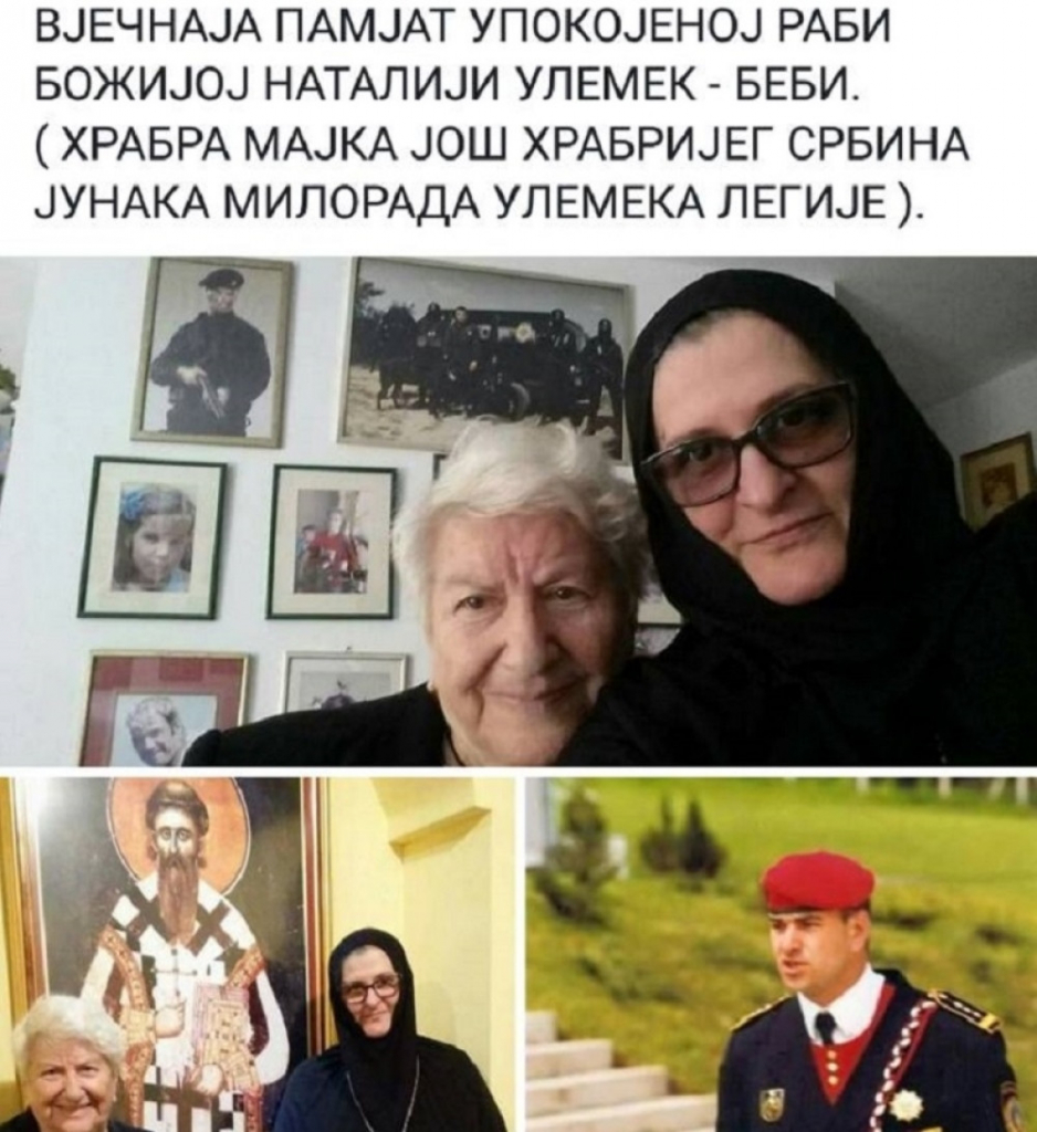 Oproštaj od Legijine majke