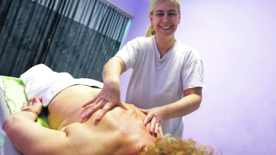 Maserka Sanja Dimković na delu