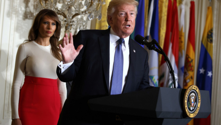 Melanija i Donald Tramp