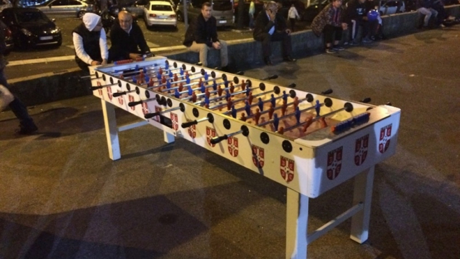 Atmosfera pred meč sa Gruzijom