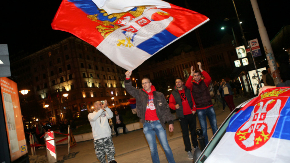 Navijači Srbije Srbija zastava