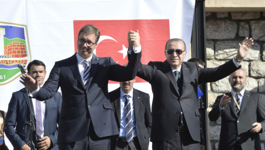Redžep Tajip Erdogan i Aleksandar Vučić, Novi Pazar