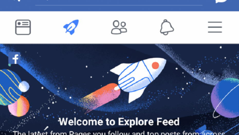 Facebook explore feed