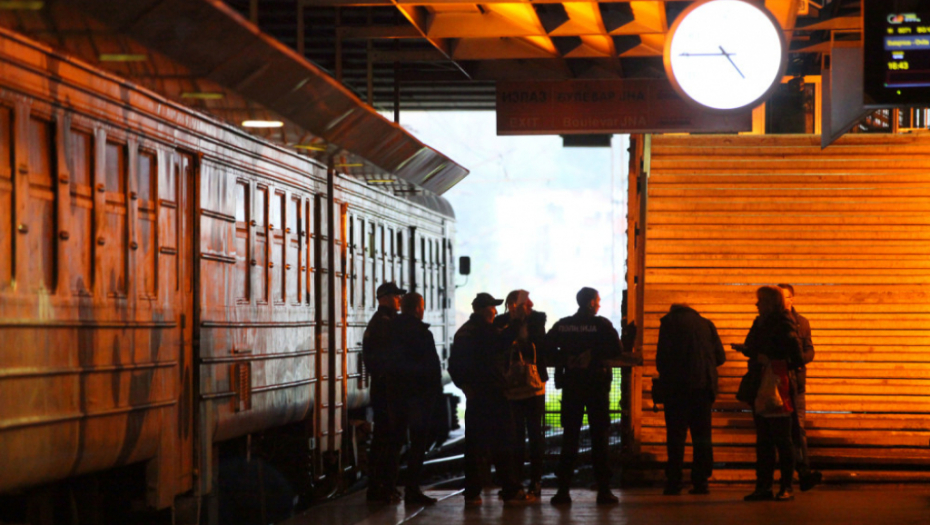 Nesreća kod Franša, policija, železnička stanica