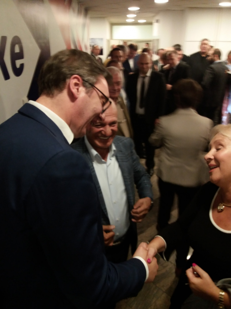 Aleksandar Vučić i &Scaron;aban &Scaron;aulić