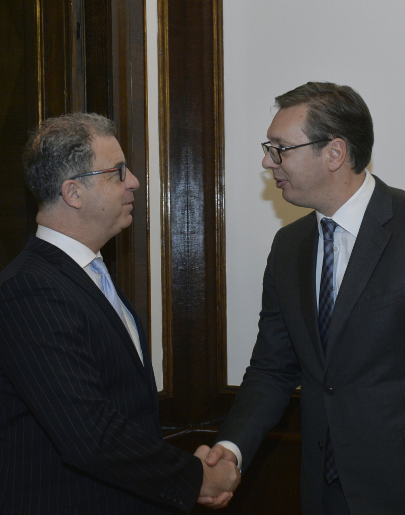 Aleksandar Vučić i Serž Bramerc