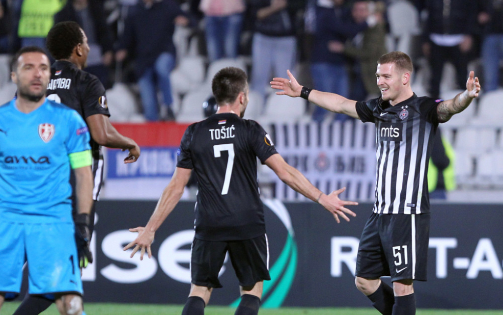 FK Partizan 2017/18 zoran tošić ognjen ožegović