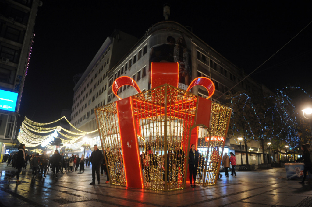 Novogodišnja rasveta u Beogradu