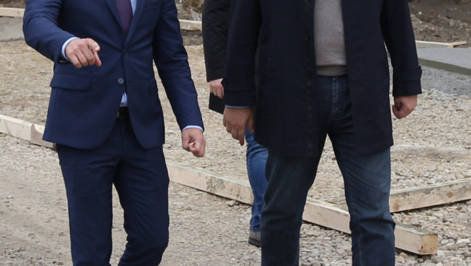 Aleksandar Vučić i Siniša Mali
