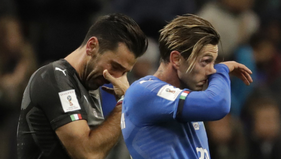 Bufon u suzama jer je Italija ostala bez plasmana na Mondijal