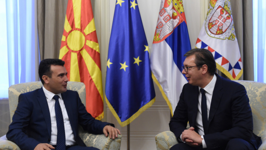 Zoran Zaev i Aleksandar Vučić